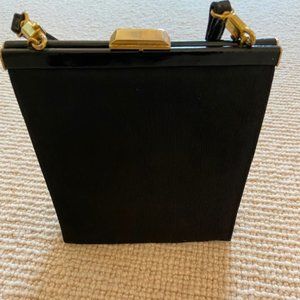 Small black evening purse.